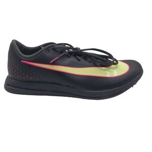 Nike Triple Jump Elite 2 Mens 9 Black Volt Pink Track Spikes AO0808-002